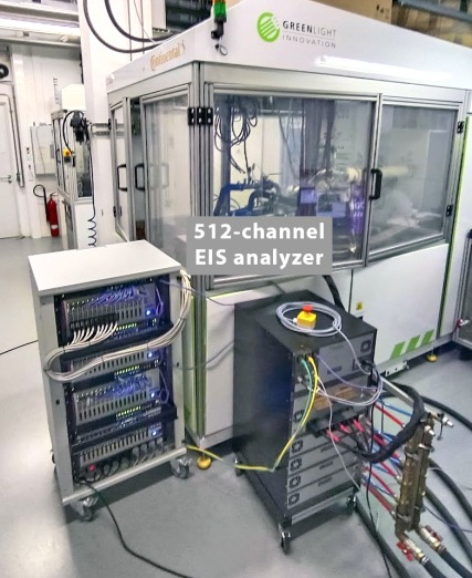 Kolibrik multichannel EIS measurement at Chemnitz University of Technology!