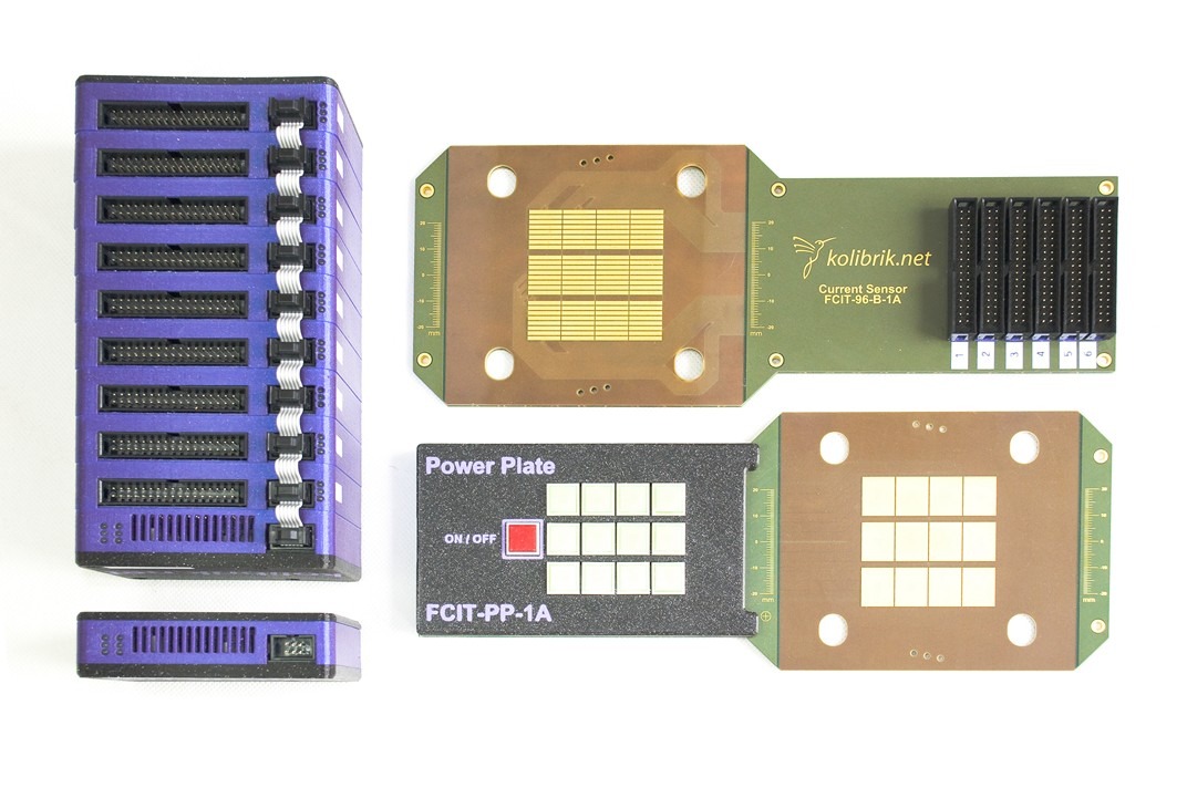 FCIT sensor - spatial distribution of current and temperature in fuel cells